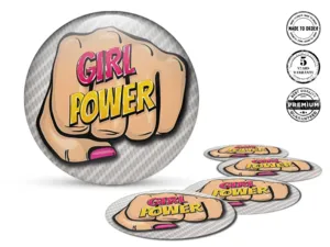 Domed stickers Custom Brand Luxury Rim Badges